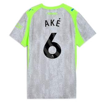 Billige Fotballdrakt Manchester City Nathan Ake #6 Replika Tredjedrakt Dame 2025-26 Kortermet